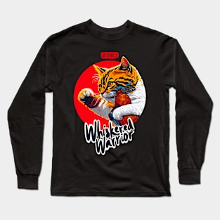 Whiskered Warrior Long Sleeve T-Shirt